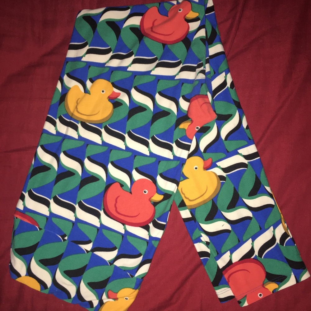 Rubber ducks Lularoe TC leggings